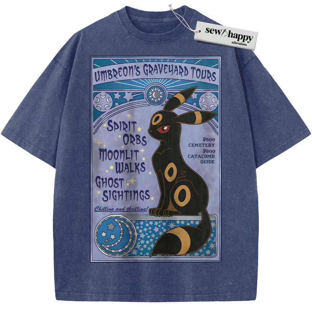Wash Tee Umbreon Shirt, Pokemon shirt, Anime Shirt, Vintage Tee Wash Tee Umbreon Shirt, Pokemon shirt, Anime Shirt, Vintage Tee - Image 1