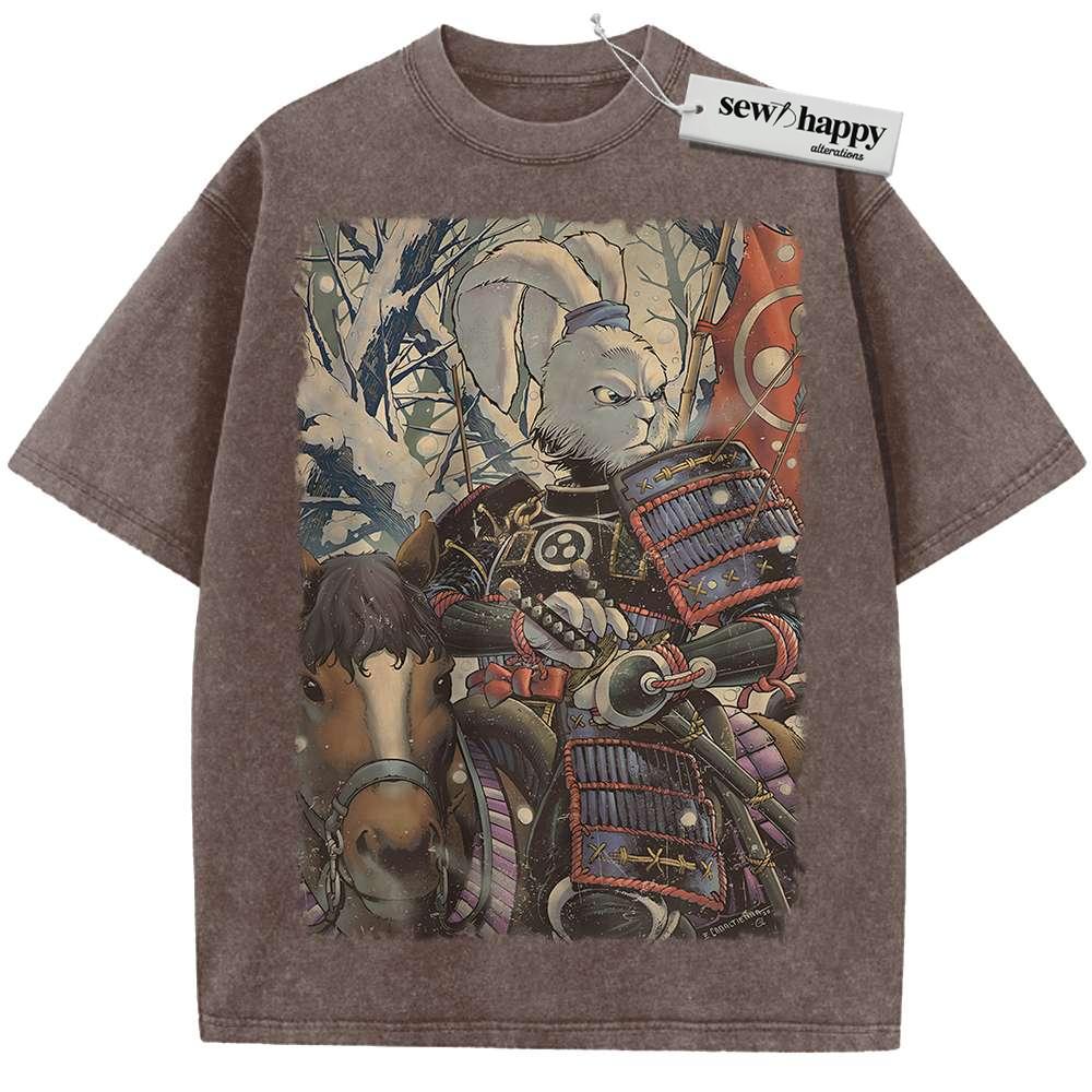 Wash Tee Usagi Yojimbo Shirt, Animated Shirt, Vintage Tee