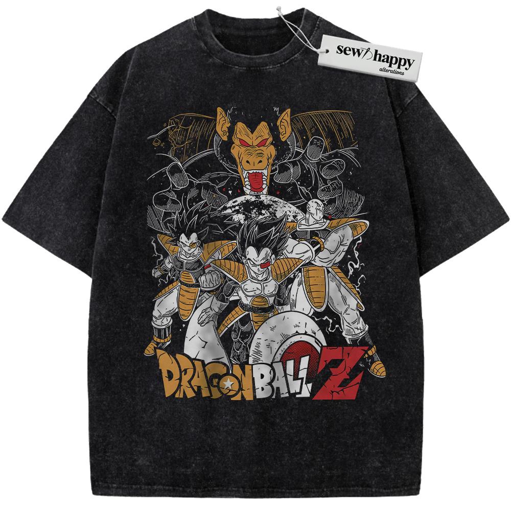 Wash Tee Vegeta & Nappa Shirt, Dragon Ball Shirt, Anime Shirt, Vintage T-Shirt