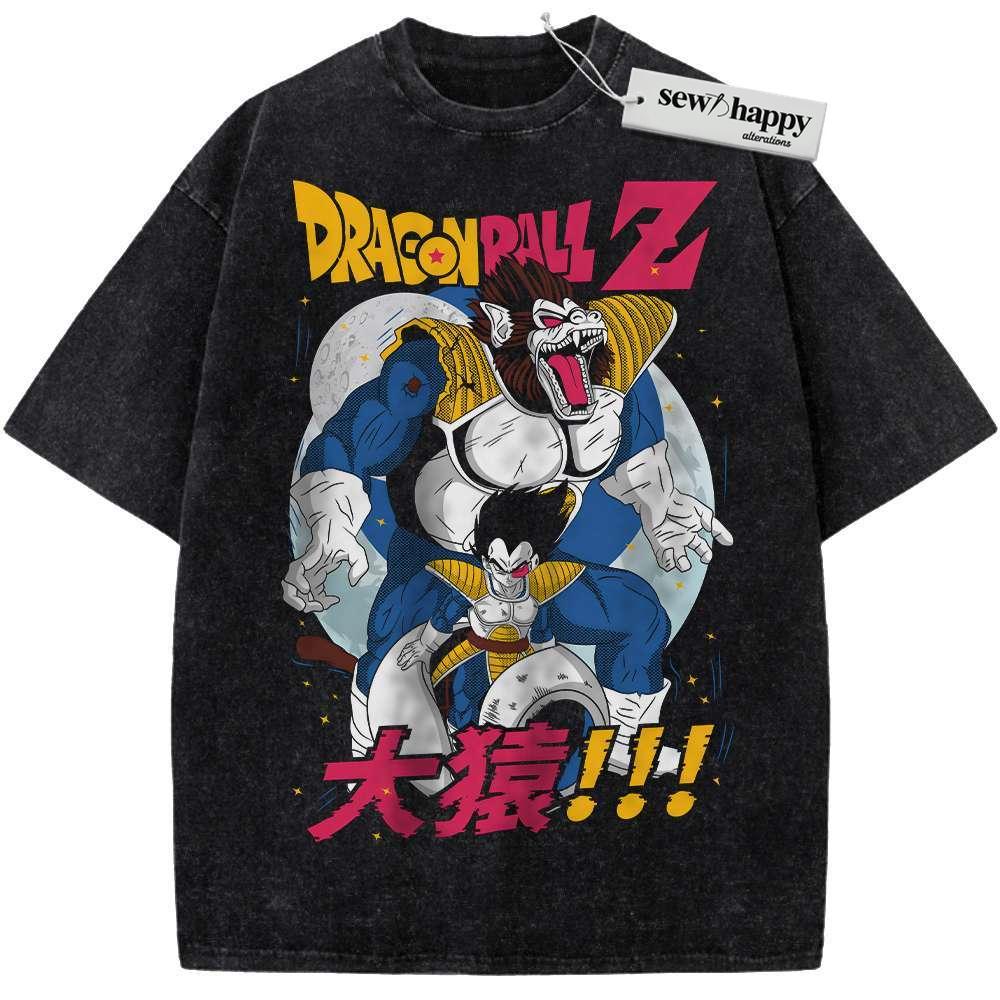 Wash Tee Vegeta Shirt, Dragon Ball Shirt, DBZ Shirt, Anime Shirt, Vintage Tee Wash Tee Vegeta Shirt, Dragon Ball Shirt, DBZ Shirt, Anime Shirt, Vintage Tee - Image 1