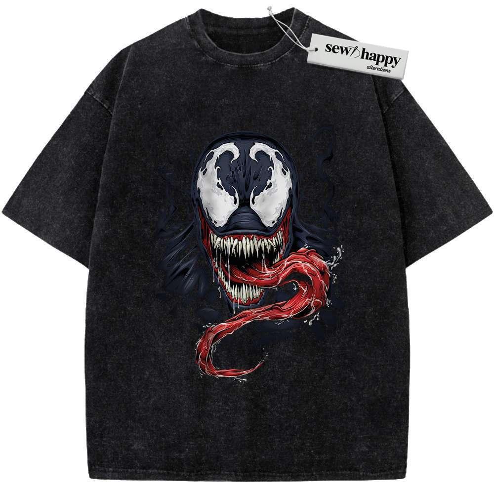 Wash Tee Venom Shirt, Marvel Comics Shirt, Vintage Tee