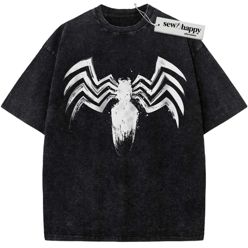 Wash Tee Venom Shirt, Marvel Comics Shirt, Vintage Tee Wash Tee Venom Shirt, Marvel Comics Shirt, Vintage Tee - Image 1