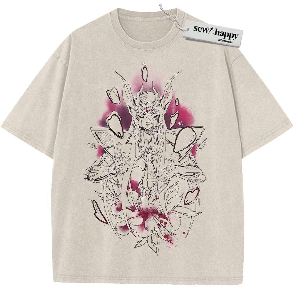 Wash Tee Virgo Shaka Shirt, Saint Seiya Shirt, Anime Shirt, Vintage Tee
