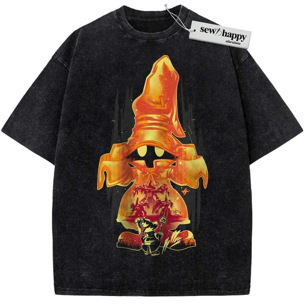 Wash Tee Vivi Ornitier Shirt, Final Fantasy Shirt, Game Shirt, Vintage T-Shirt