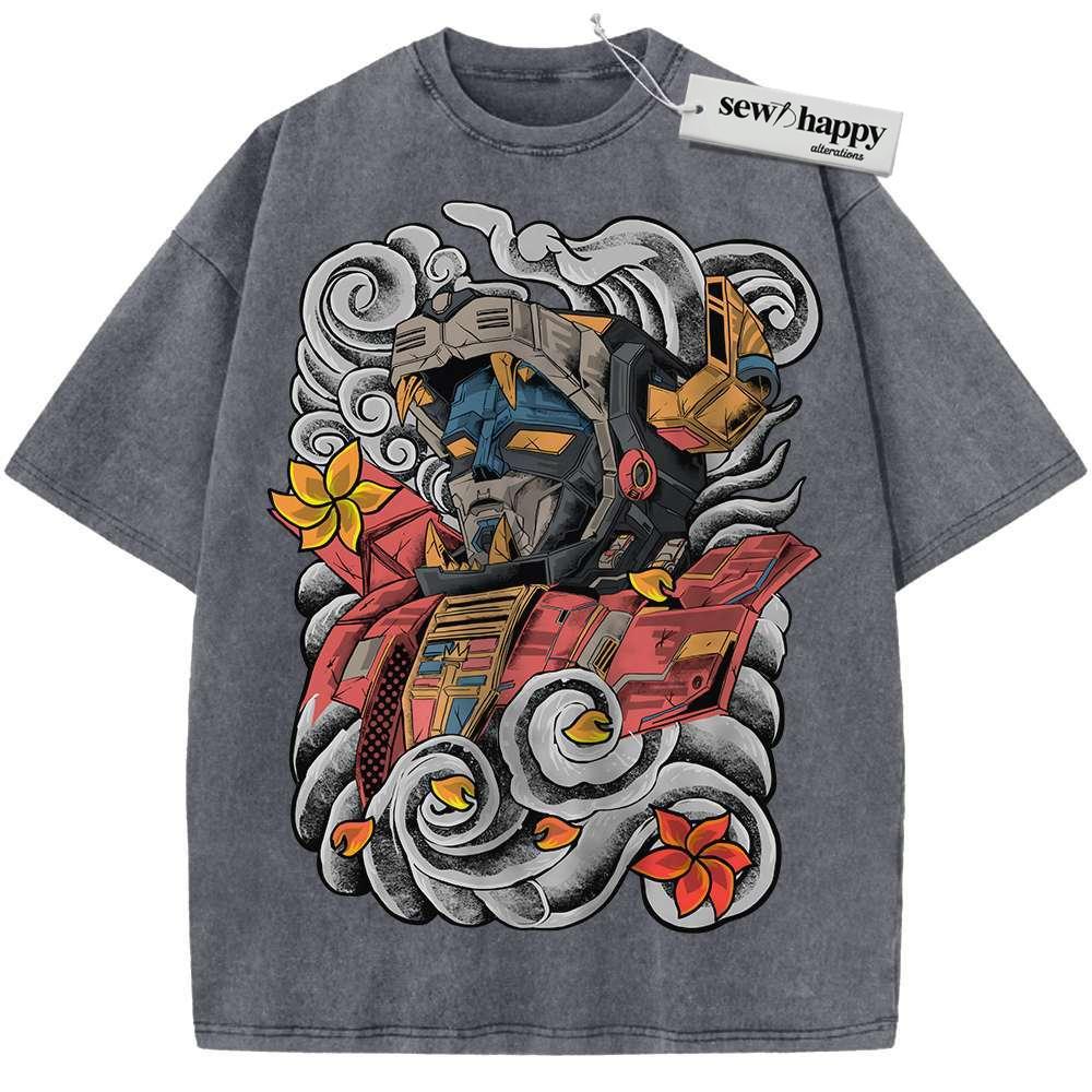 Wash Tee Voltron Shirt, Animated Shirt, Vintage Tee Wash Tee Voltron Shirt, Animated Shirt, Vintage Tee - Image 1