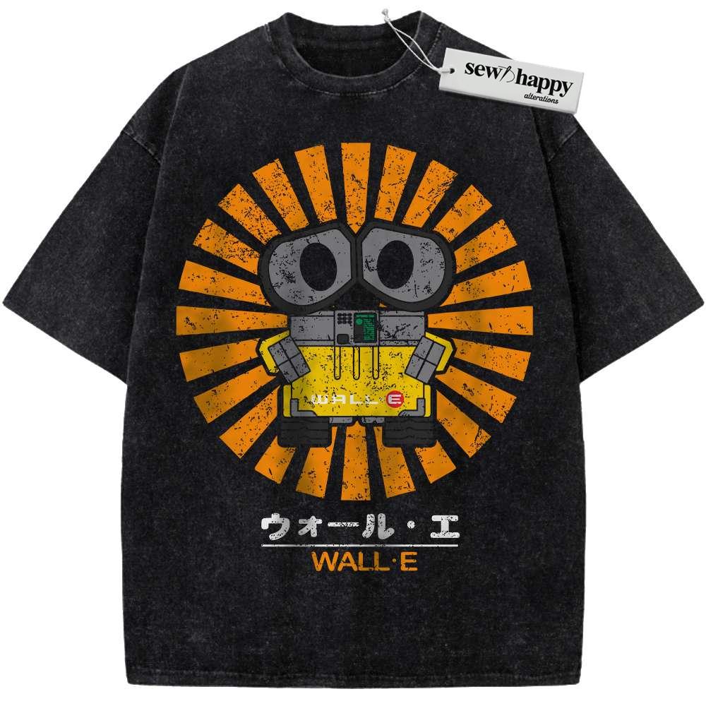 Wash Tee WALL-E Shirt, Animated Shirt, Vintage T-Shirt