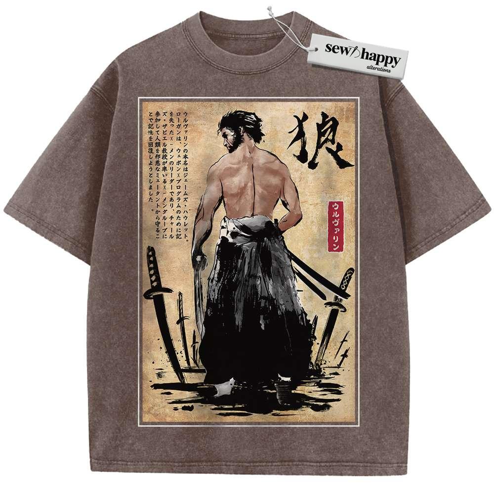 Wash Tee Wolverine Shirt, X-Men Shirt, Marvel Comics Shirt, Vintage T-Shirt