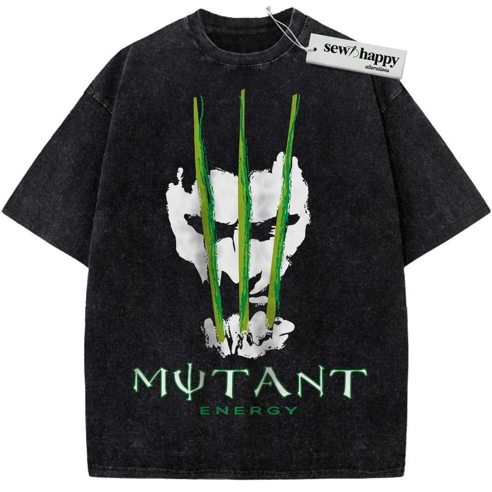 Wash Tee Wolverine Shirt, X-Men Shirt, Marvel Comics Shirt, Vintage Tee Wash Tee Wolverine Shirt, X-Men Shirt, Marvel Comics Shirt, Vintage Tee - Image 1