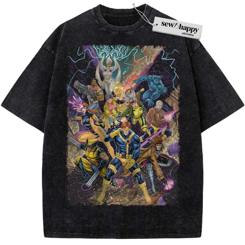 Wash Tee X-Men Shirt, Marvel Comics Shirt, Vintage Tee