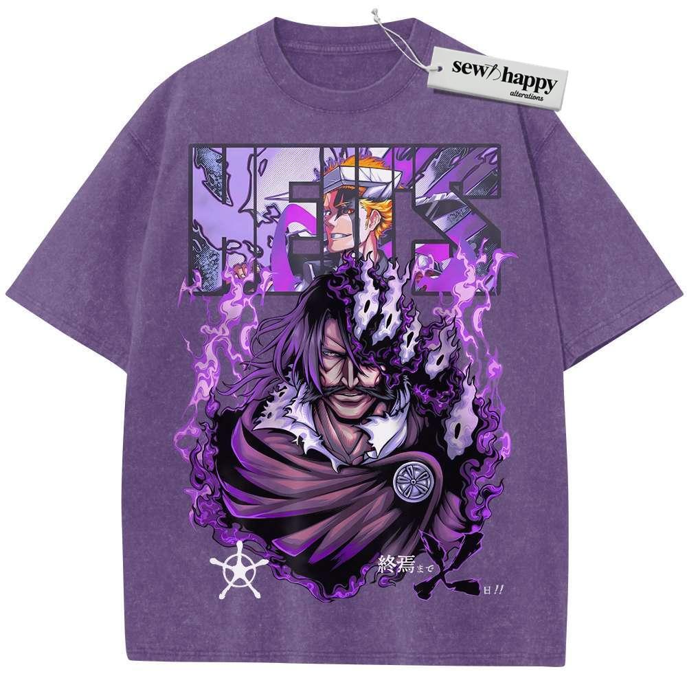Wash Tee Yhwach Shirt, Bleach Shirt, Anime Shirt, Vintage Tee