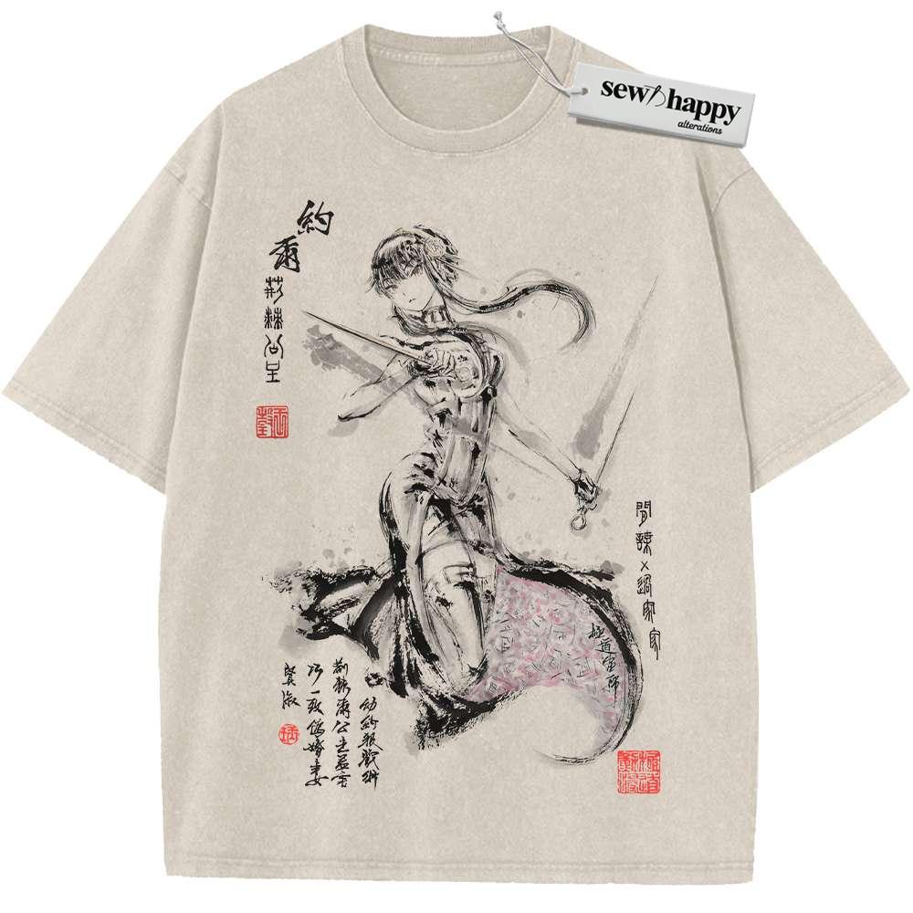 Wash Tee Yor Forger Shirt, Spy x Family Shirt, Anime Shirt, Vintage Tee