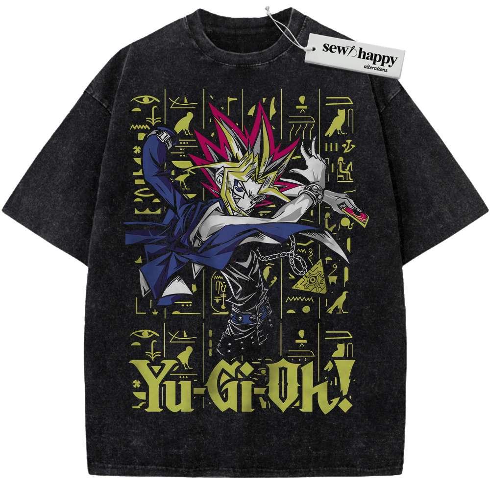 Wash Tee Yugi Muto Shirt, Anime Shirt, Vintage T-Shirt